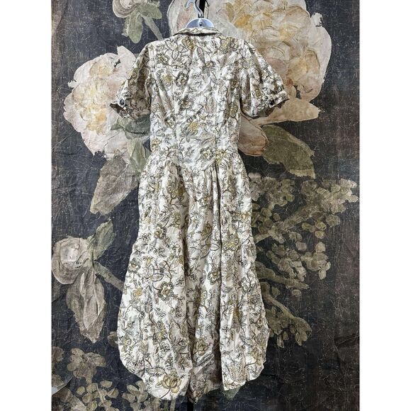 New Anthropologie Pilcro Short-Sleeve Denim Midi Shirt Dress Sz Us14 - Picture 7 of 9